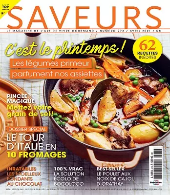 Saveurs N°273 – Avril 2021 [Magazines]