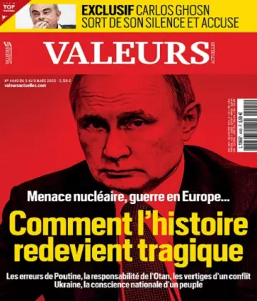 Valeurs Actuelles N°4449 Du 3 au 9 Mars 2022  [Magazines]