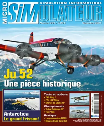 Micro Simulateur N°334 – Novembre 2021 [Magazines]
