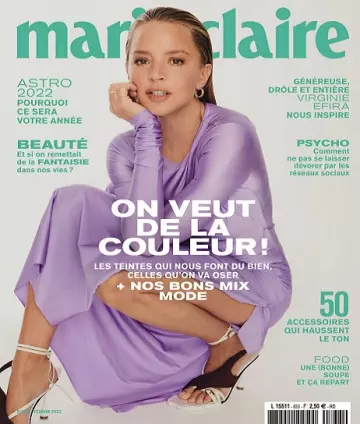 Marie Claire N°833 – Février 2022  [Magazines]