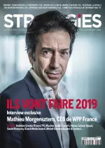 Stratégies N°1976 Du 3 Janvier 2019 [Magazines]