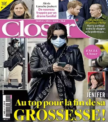 Closer N°827 Du 16 au 22 Avril 2021  [Magazines]