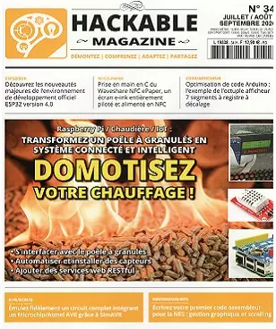 Hackable Magazine N°34 – Juillet-Août 2020 [Magazines]