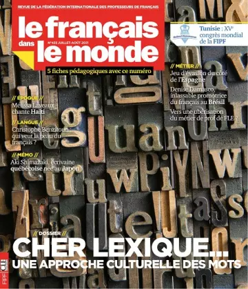 Le Français Dans Le Monde N°435 – Juillet-Août 2021 [Magazines]