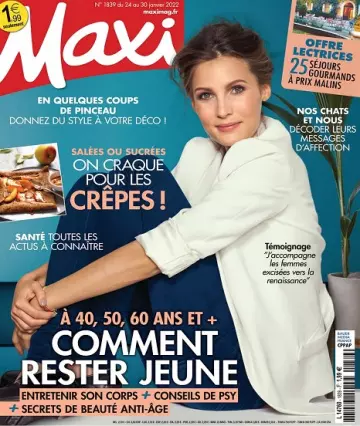 Maxi N°1839 Du 24 au 30 Janvier 2022  [Magazines]