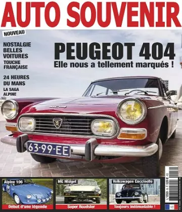 Auto Souvenir N°18 – Octobre-Décembre 2021  [Magazines]