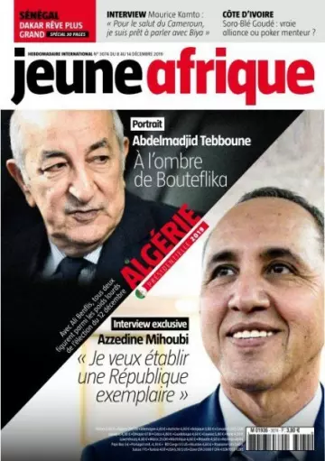 Jeune Afrique - 8 Décembre 2019 [Magazines]