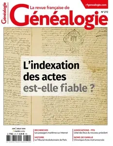 La Revue française de Généalogie - Juin-Juillet 2024 [Magazines]