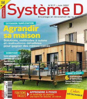 Système D N°917 – Juin 2022 [Magazines]