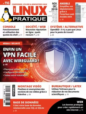Linux Pratique - Novembre-Décembre 2019 [Magazines]