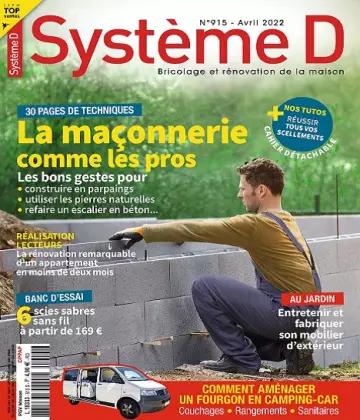 Système D N°915 – Avril 2022  [Magazines]