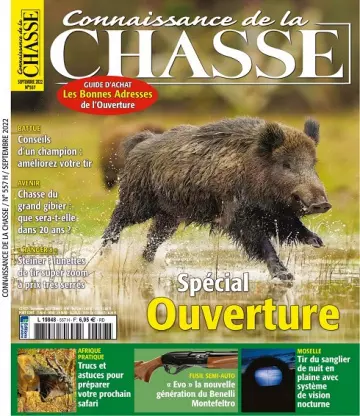 Connaissance De La Chasse N°557 – Septembre 2022 [Magazines]
