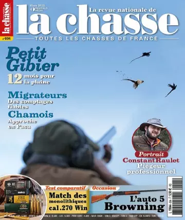 La Revue Nationale De La Chasse N°894 – Mars 2022 [Magazines]