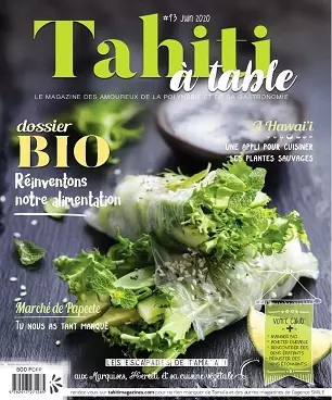 Tahiti à Table N°13 – Juin 2020 [Magazines]