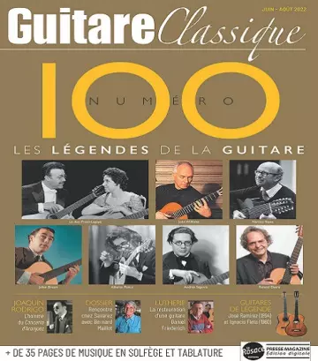 Guitare Classique N°100 – Juin-Août 2022 [Magazines]