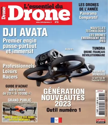 L’Essentiel Du Drone N°23 – Octobre-Décembre 2022 [Magazines]