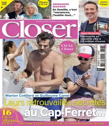 Closer N°896 Du 12 au 18 Août 2022  [Magazines]