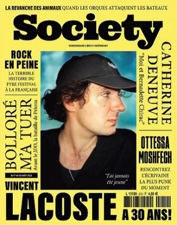 Society N°212 Du 17 au 30 Août 2023 [Magazines]