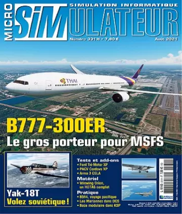 Micro Simulateur N°331 – Août 2021 [Magazines]