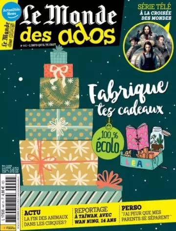 Le Monde des Ados - 4 Décembre 2019 [Magazines]