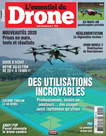 L’Essentiel du Drone N°11- Octobre-Decembre 2019 [Magazines]