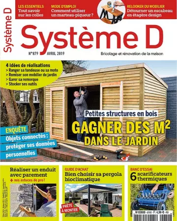 Système D N°879 – Avril 2019 [Magazines]