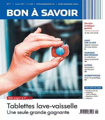 Bon à Savoir N°1 – Janvier 2021 [Magazines]