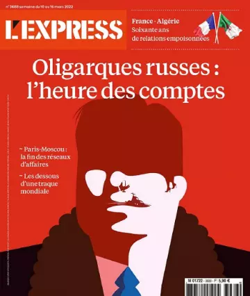 L’Express N°3688 Du 10 au 16 Mars 2022  [Magazines]