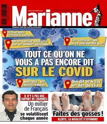 Marianne N°1256 Du 9 au 15 Avril 2021  [Magazines]