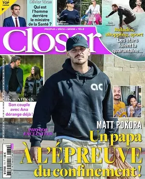 Closer N°772 Du 27 Mars 2020  [Magazines]