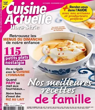 Cuisine Actuelle Hors Série N°152 – Octobre-Novembre 2020 [Magazines]