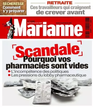 Marianne N°1349 Du 19 au 25 Janvier 2023  [Magazines]
