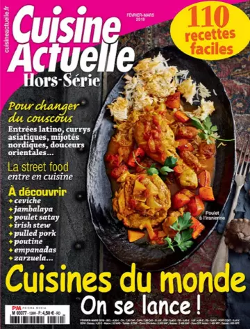 Cuisine Actuelle Hors Série N°139 – Février-Mars 2019 [Magazines]