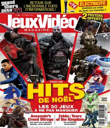 Jeux Vidéo Magazine N°261 – Octobre 2022 [Magazines]