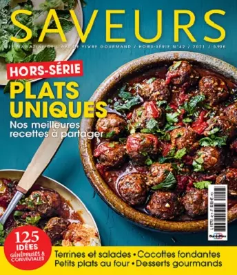 Saveurs Hors Série N°42 – Plats Uniques 2021 [Magazines]
